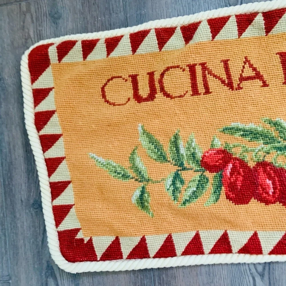Needlepoint By Hand Pillow Case 12/24”